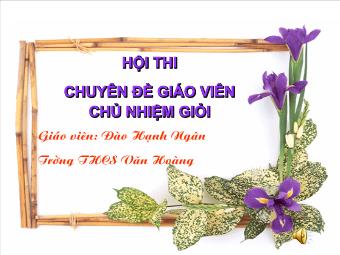 Bài giảng Bác hồ với thiếu nhi - Thiếu nhi với Bác Hồ