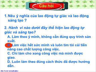 Bài giảng Bài 12 - Tiết 1: Quyền và nghĩa vụ của công dân trong gia đình