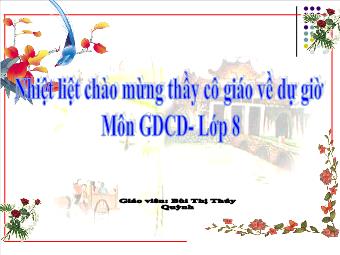 Bài giảng Bài 21 - Tiết 30: Pháp luật nước cộng hòa xã hội chủ nghĩa Việt Nam
