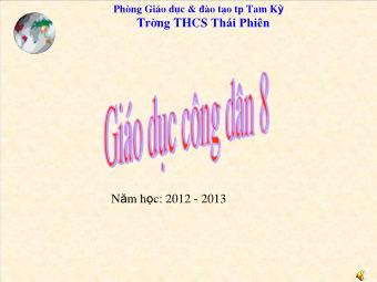 Bài giảng Tiết 11 - Bài 10: Tự lập (tiết 1)