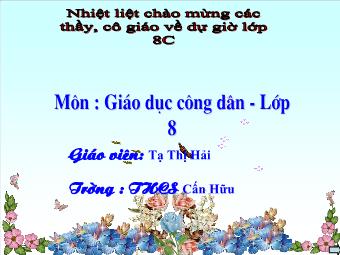 Bài giảng Tiết 21 - Bài 14: Phòng chống nhiễm hiv / aids