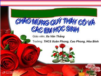 Bài giảng Tiết 28 - Bài 20: Hiến pháp nước cộng hòa xã hội chủ nghĩa Việt Nam (tiết 1)