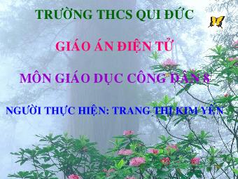 Bài giảng Tiết 28 - Bài 20: Hiến pháp nước cộng hòa xã hội chủ nghĩa Việt Nam - Trang Thị Kim Yến