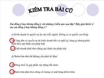 Bài giảng Bài 14: Quyền và nghĩa vụ lao động của công dân (tiết 4)