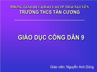 Bài giảng Bài 8: Năng động sáng tạo (tiết 2)