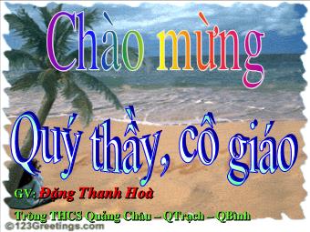 Bài giảng Tiết 10 - Bài 8: Khoan dung (tiếp theo)