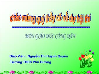 Bài giảng Tiết 14 - Bài 10: Giữ gìn và phát huy truyền thống tốt đẹp của gia đình, dòng họ