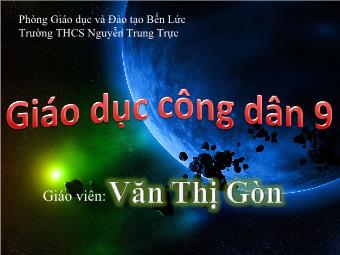 Bài giảng Tuần 27 - Tiết 27 - Bài 15: Vi phạm pháp luật và trách nhiệm pháp lí của công dân