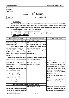 Giáo án hình học 8 - Nguyễn Phước Hiếu