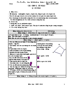 Giáo án Hình học 8 - Phạm Xuân Thắng - Trường THCS Diễn Hoàng