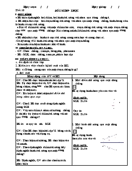 Giáo án Hình học 8 - Tiết 10: Đối Xứng Trục