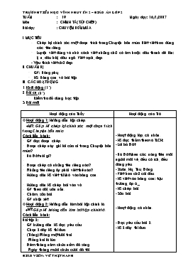 Giáo Án Lớp 2 - Trường Tiểu Học Vĩnh Nguyên 2