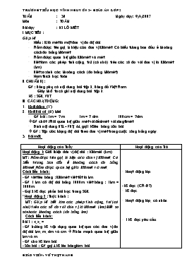 Giáo Án Lớp 2 - Võ Thị Thang - Tuần 30