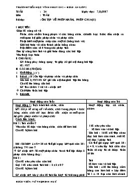 Giáo Án Lớp 2 - Võ Thị Thang - Tuần 34