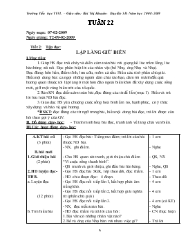 Giáo án lớp 5 - Bùi Thị Khuyên - Trường TH Việt Lâm - Tuần 22