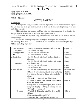 Giáo án lớp 5 - Bùi Thị Khuyên - Trường TH Việt Lâm - Tuần 29