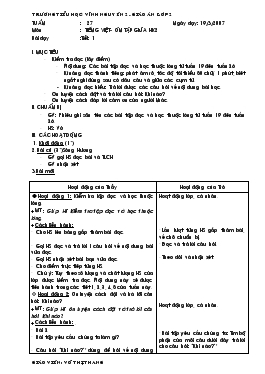 Giáo Án Tiếng Việt Lớp 2 Tuần 27