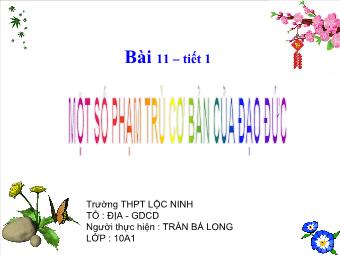 Bài giảng Giáo dục công dân lớp 10 - Bài 11 – Tiết 1: Một Số Phạm Trù Cơ Bản Của Đạo Đức