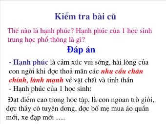 Bài giảng Giáo dục công dân lớp 10 - Bài 12: Công dân với tình yêu, hôn nhân và gia đình