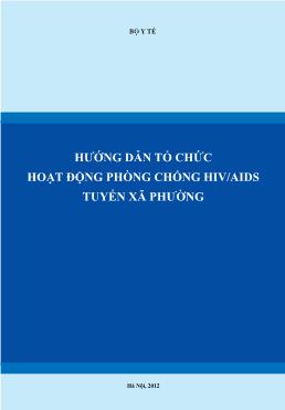 Hướng dẫn tổchức hoạt động phòng, chống HIV/AIDS tuyến xã phường