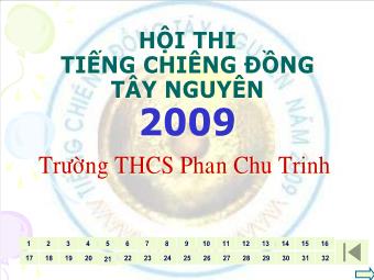 Hội Thi Tiếng Chiêng Đồng Tây Nguyên 009 Trường THCS Phan Chu Trinh