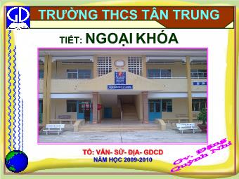 Ngoại Khóa Trường THCS Tân Trung