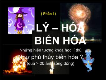 Lý - Hóa biến hóa