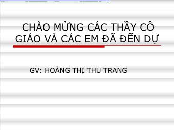 Bài giảng Địa 8 Bài 35: Thực hành về khí hậu thủy văn Việt Nam