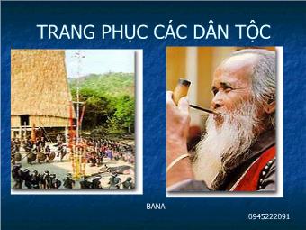 Bộ ảnh trang phục các dân tộc Việt Nam