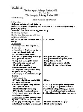 GIáo án chiều Lớp 5 Tuần 19