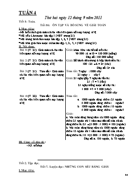 Giáo án Lớp 5 Tuần 04