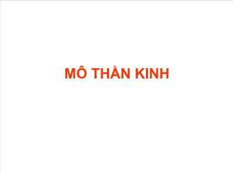 Mô thần kinh