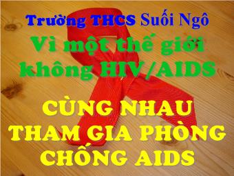 Ngoại khóa HIV/ AIDS