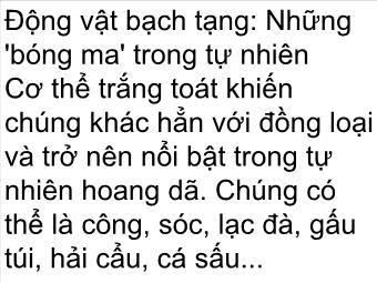 Thú bạch tạng