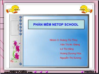 Phần mềm Netop School