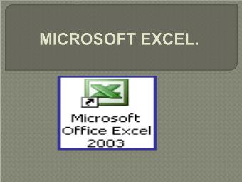 Bài giảng Microsoft Excel (5)