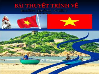 Bài thuyết trình về biển đảo Việt Nam