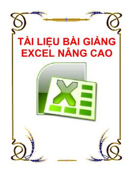 Tài liệu bài giảng Excel nâng cao