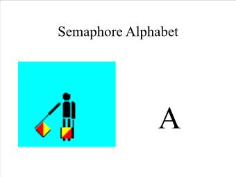 Semaphore Alphabet