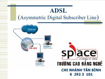 Bài giảng ADSL (Asymmetric Digital Subscriber Line)