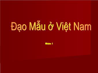 Đạo Mẫu ở Việt Nam