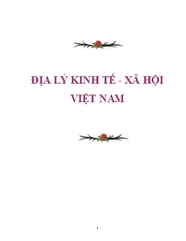 Địa lý kinh tế - xã hội Việt Nam